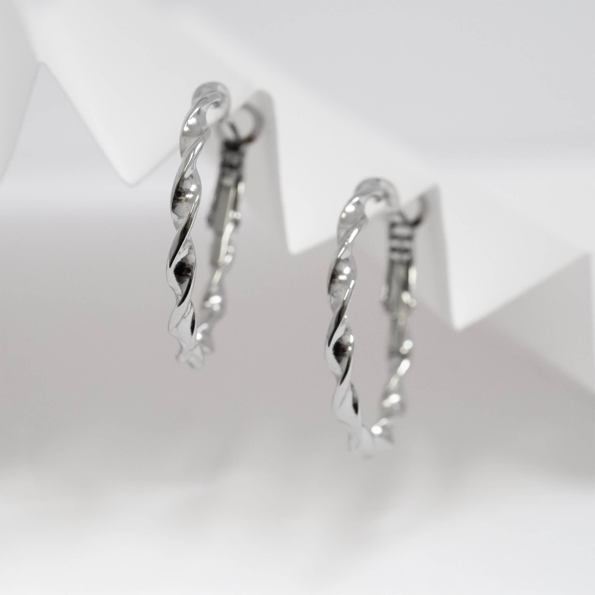 Aubrey Twist Hoop Earrings - MTT Collective