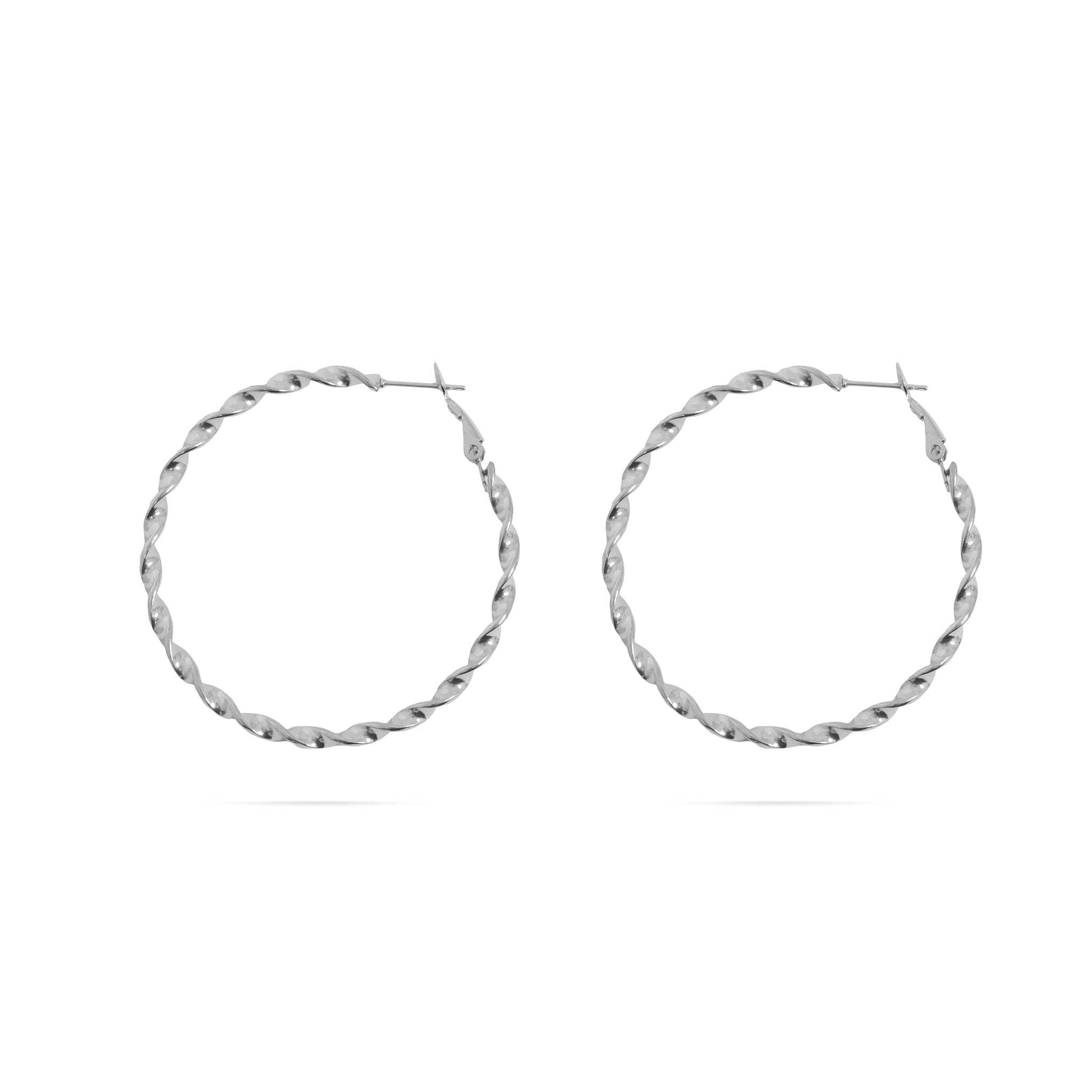 Aubrey Twist Hoop Earrings - MTT Collective