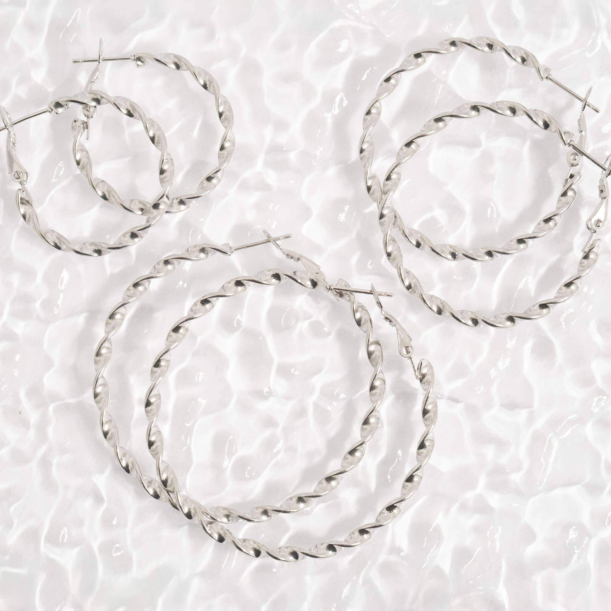 Aubrey Twist Hoop Earrings - MTT Collective
