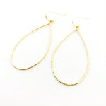 Ava Hammered Drop Earrings - MTT Collective