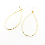 Ava Hammered Drop Earrings - MTT Collective