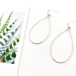 Ava Hammered Drop Earrings - MTT Collective