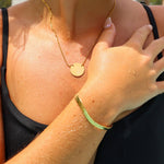 Rowan Gold Stainless Steel Herringbone Chain Bracelet - MTT Collective