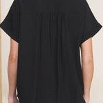 Barbara Textured Button Front Top - MTT Collective
