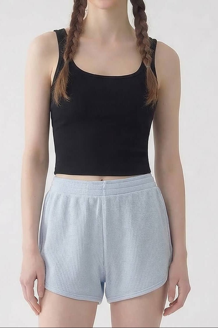 Basic Square Neck Cropped Tank - MTT Collective