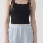 Basic Square Neck Cropped Tank - MTT Collective