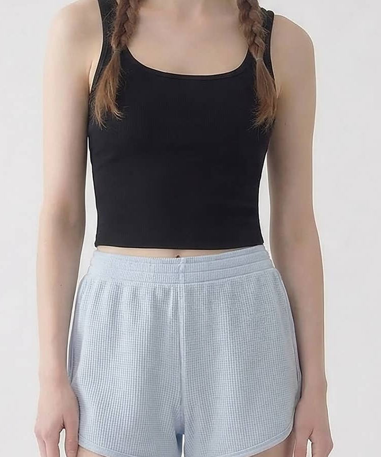 Basic Square Neck Cropped Tank - MTT Collective