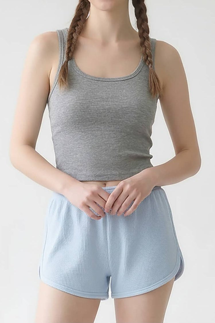 Basic Square Neck Cropped Tank - MTT Collective