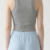 Basic Square Neck Cropped Tank - MTT Collective