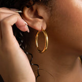 Carly Chunky Hoop Earring