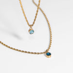 MTT Jewelry - Jewelry - Charms - 18K Gold PVD Cubic Zirconia Birthstone Charm - MTT Collective