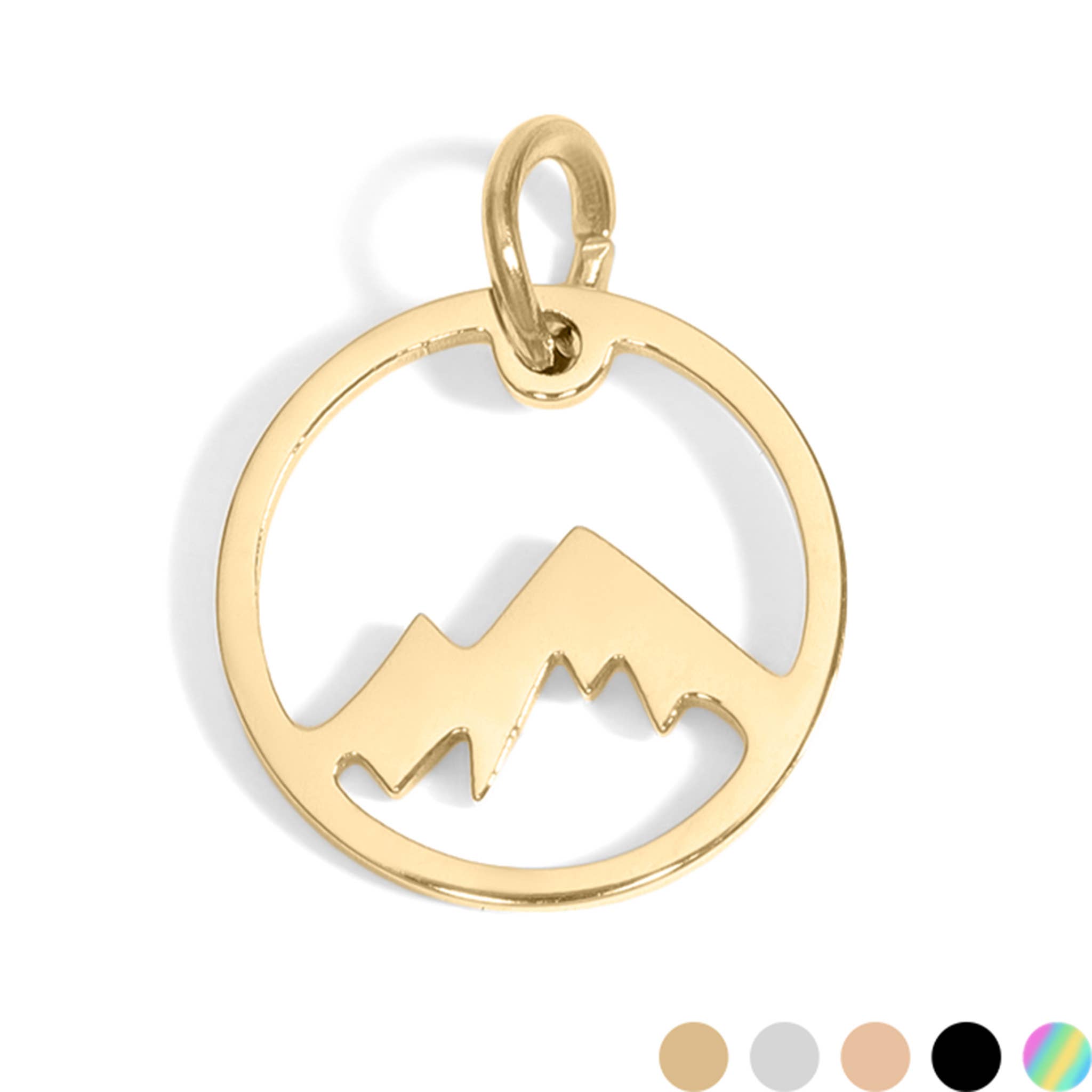 MTT Jewelry - Jewelry - Charms - Stainless Steel Mountain Charm - MTT Collective