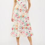 Belle Floral Midi Dress - MTT Collective