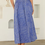 Bessie Poplin Button Front Midi Skirt - MTT Collective