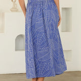 Bessie Poplin Button Front Midi Skirt - MTT Collective