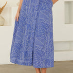 Bessie Poplin Button Front Midi Skirt - MTT Collective