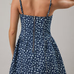 Bethany Drop Waist Denim Mini Dress - MTT Collective