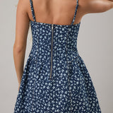 Bethany Drop Waist Denim Mini Dress - MTT Collective