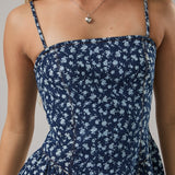 Bethany Drop Waist Denim Mini Dress - MTT Collective