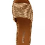 Boardwalk Natural Raffia Sandal - MTT Collective