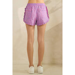 Boho Stripe Ruffle Shorts - MTT Collective