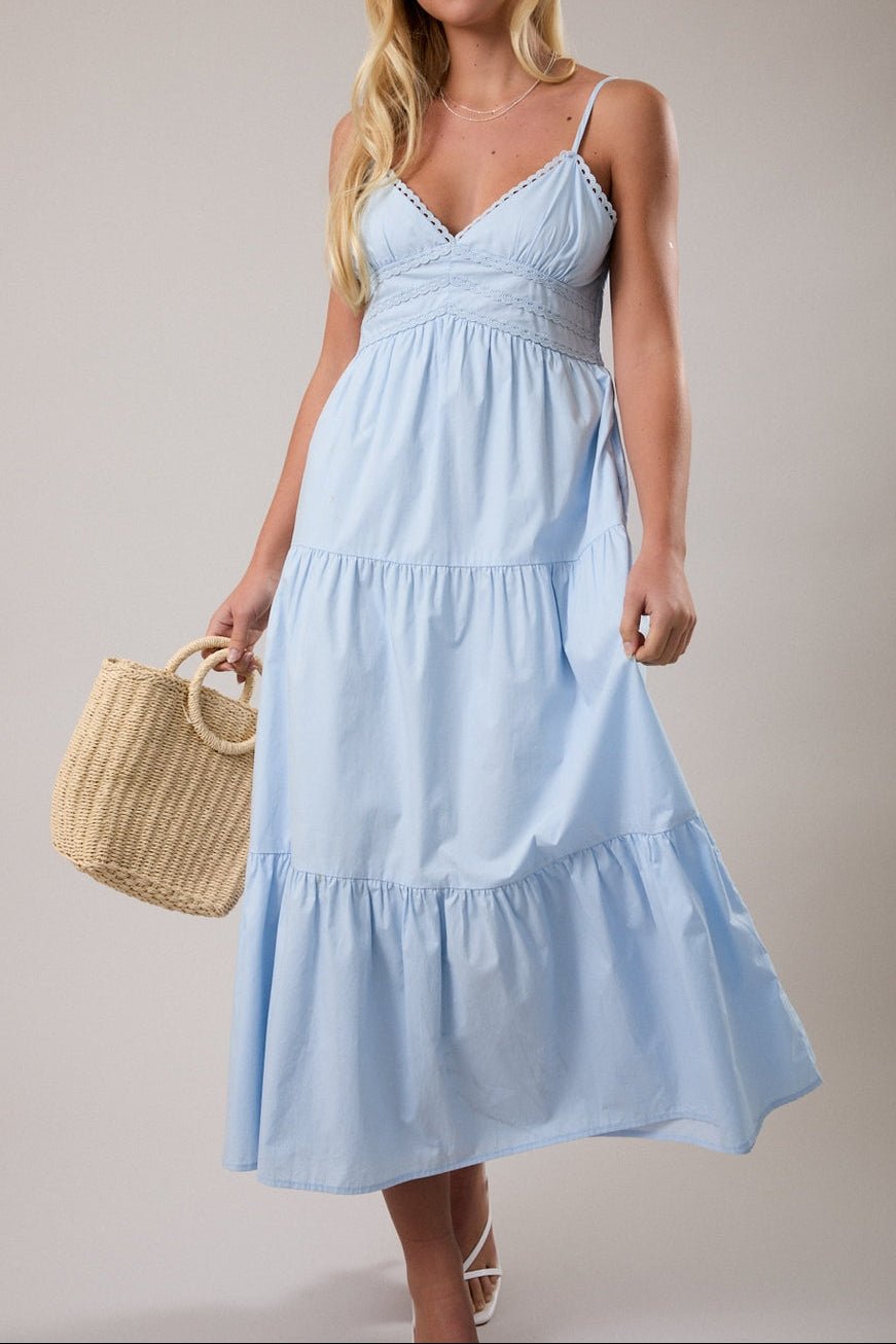 Bonnie Polplin Midi Dress - MTT Collective