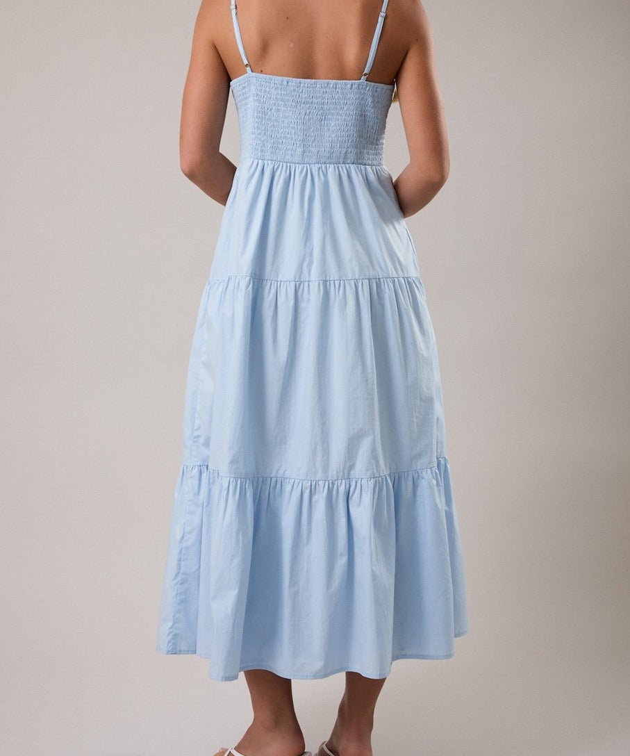 Bonnie Polplin Midi Dress - MTT Collective