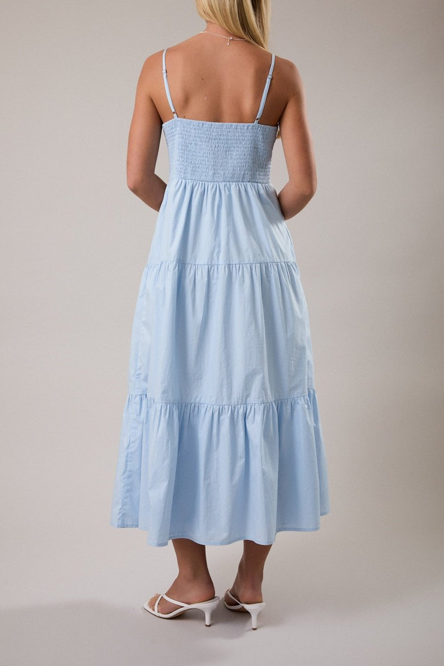 Bonnie Polplin Midi Dress - MTT Collective