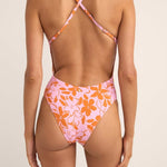 Bora Bora Floral Cross Back One Piece - MTT Collective
