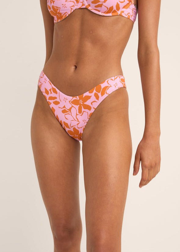 Bora Bora Floral High Cut Bottoms - MTT Collective