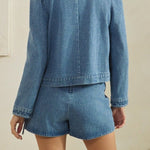 Braided Detail Denim Jacket - MTT Collective