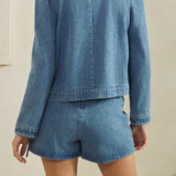 Braided Detail Denim Jacket - MTT Collective
