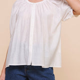 Breezy Button - Front Blouse - MTT Collective