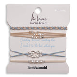 Bridesmaid Hair Tie Bracelet