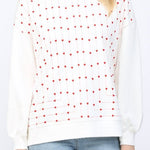 Bridget Heart Embroidered Crewneck - MTT Collective