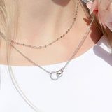 Bridget Interlocked Rings Necklace - MTT Collective