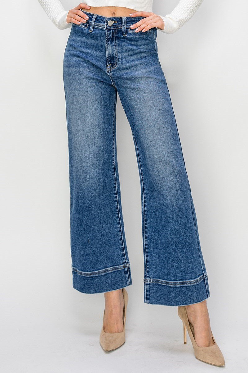 Briella High Rise Crop - Wide Jeans - MTT Collective
