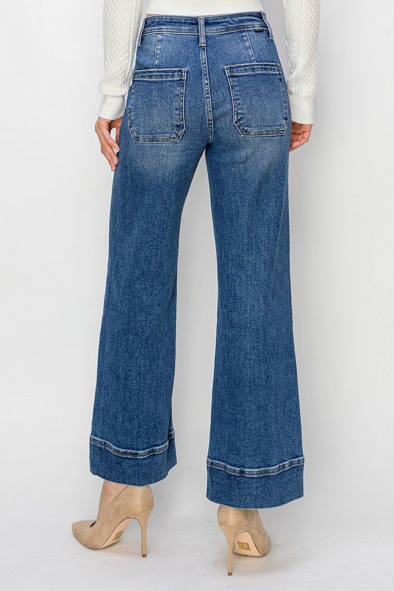 Briella High Rise Crop - Wide Jeans - MTT Collective