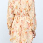 Button Down Waist Sash Dress - MTT Collective