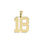 MTT Jewelry - Jewelry - Charms - Sport Number Pendant - MTT Collective