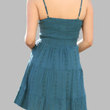 All Over Eyelet Embroidered Mini Dress