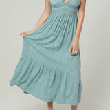 Dahlia Lace Trim Maxi Dress