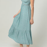 Dahlia Lace Trim Maxi Dress