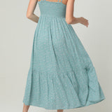 Dahlia Lace Trim Maxi Dress