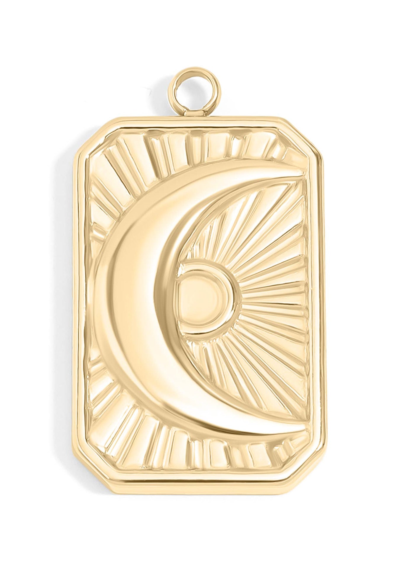 MTT Jewelry - Jewelry - Charms - Sunburst Moon Charm - MTT Collective