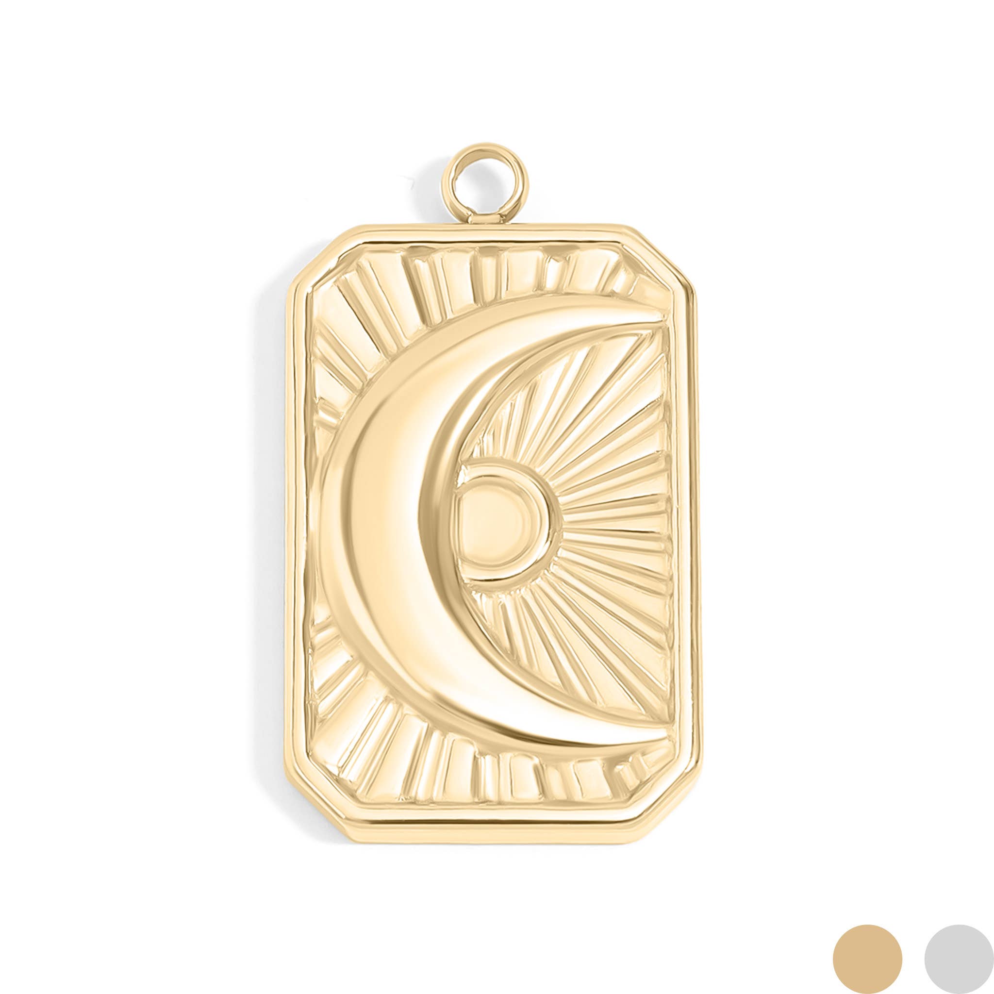 MTT Jewelry - Jewelry - Charms - Sunburst Moon Charm - MTT Collective