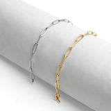 Taylor Paperclip Chain Bracelet