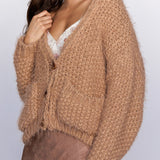 Deja Chunky Knit Cardigan Sweater