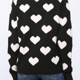 Tiffany Heart Pattern Crewneck
