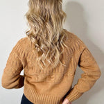 Cabin Fever Highline Pom Mock Neck Sweater - MTT Collective